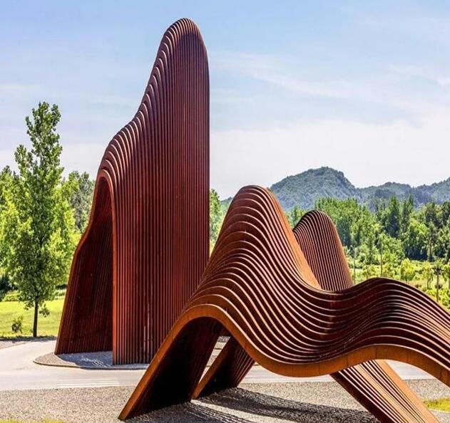 中沙锈钢板造型