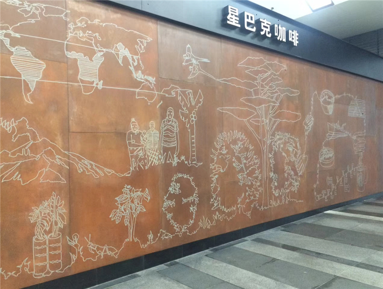 中沙耐候钢幕墙